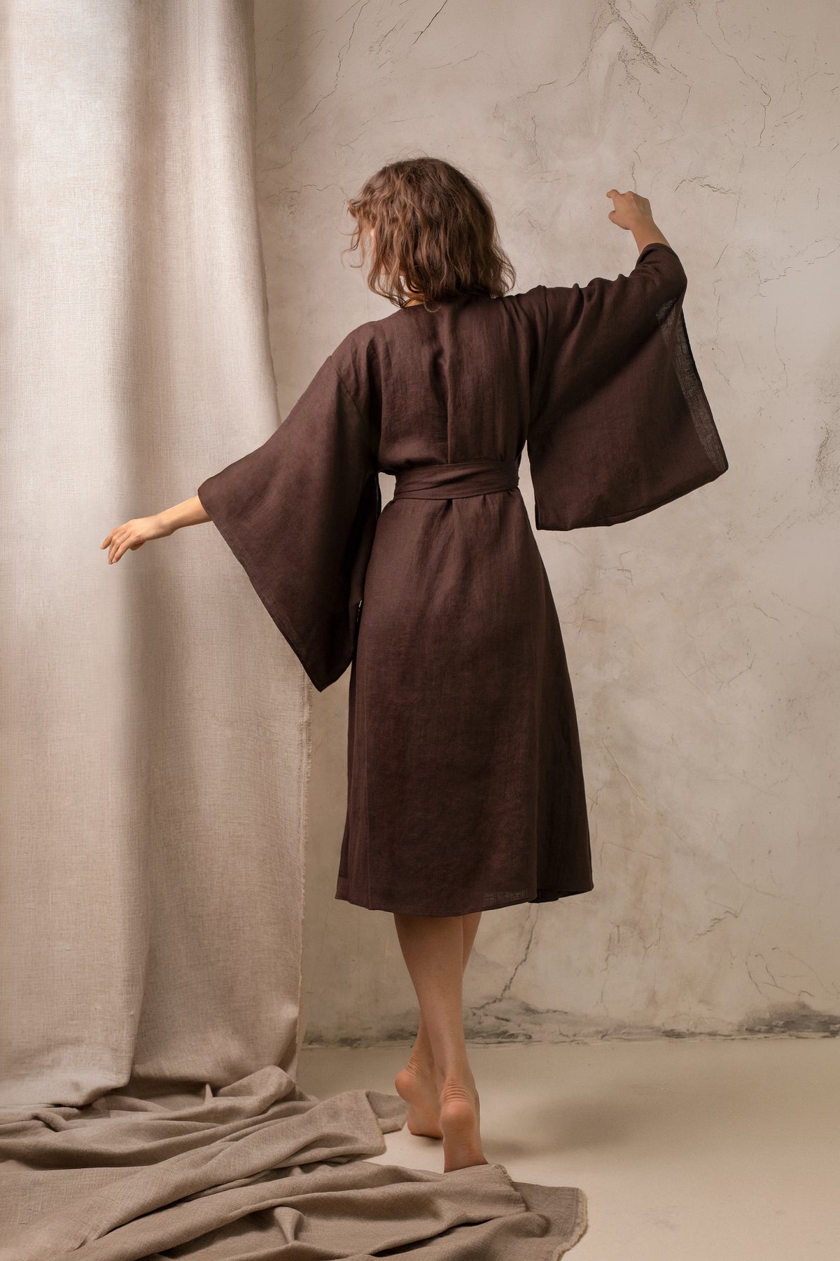 KIMONO DRESS EMERALD